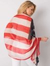 Chustka-AT-CH-S-1843-granatowo-czerwony rozmiar - ONE SIZE