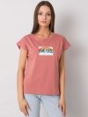 T-shirt-FA-TS-7137.29P-ciemny różowy rozmiar - ONE SIZE