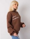Bluza-EM-BL-649.23X-ciemny brązowy rozmiar - L/XL