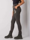 Spodnie dresowe-RV-DR-7072.26-ciemny khaki rozmiar - XL