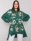 Bluza-RV-BL-7274.75P-ciemny zielony rozmiar - ONE SIZE