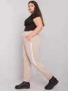 Spodnie dresowe-RV-DR-6876.82P-beżowy rozmiar - 3XL