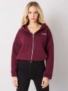 Bluza-RV-BL-7366.31-bordowy rozmiar - S/M