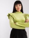 Bluzka-DHJ-BZ-6533B.85-limonkowy rozmiar - ONE SIZE