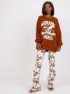 Bluza-FA-BL-7667.84P-jasny brązowy rozmiar - ONE SIZE