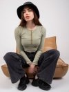 Bluzka-LK-BZ-508674.01P-pistacjowy rozmiar - 42