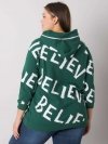 Bluza-RV-BL-7034.77P-ciemny zielony rozmiar - ONE SIZE
