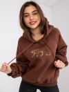Bluza-EM-BL-651.99-ciemny brązowy rozmiar - ONE SIZE