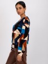 Bluzka-DHJ-BZ-6550.74P-granatowy rozmiar - ONE SIZE
