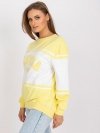 Bluza-FA-BL-7699.04P-biało-żółty rozmiar - ONE SIZE