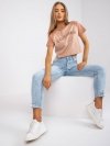 T-shirt-FA-TS-7708.44-beżowy rozmiar - ONE SIZE