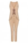 Piżama Latin LC 90098 Beige Beżowy LivCo Corsetti Fashion rozmiar - S