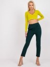 Spodnie-DHJ-SP-13926.02-ciemny zielony rozmiar - L