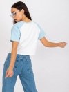 T-shirt-FA-TS-7708.44-biało-niebieski rozmiar - ONE SIZE
