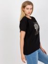 T-shirt-RV-TS-7660.88P-czarny rozmiar - ONE SIZE