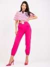 Spodnie-DHJ-SP-15832.64-fuksjowy rozmiar - 2XL