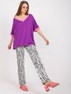 Bluzka-FA-BZ-7766.81P-ciemny fioletowy rozmiar - ONE SIZE