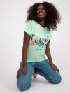 T-shirt-BR-TS-8137-mietowy rozmiar - S