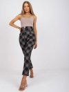Spodnie-DHJ-SP-3689.08-czarno-zielony rozmiar - XL