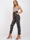 Spodnie-DHJ-SP-3689.08-czarno-zielony rozmiar - XL