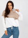Bluza-RV-BL-8171.30-biało-beżowy rozmiar - S/M