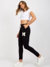 Spodnie dresowe-RV-DR-7859.02P-czarny rozmiar - XL