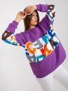 Bluza-EM-BL-627.91-fioletowy rozmiar - L/XL