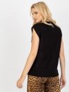 Kamizelka-D90027W90785B3-czarny rozmiar - M/L