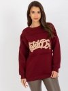 Bluza-FA-BL-8127.80P-bordowy rozmiar - ONE SIZE