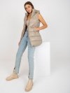 Kamizelka-NM-KZ-D2-3818.98P-ciemny bezowy rozmiar - 2XL