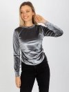 Bluzka-LK-BZ-509033.36P-szary rozmiar - S/M
