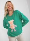 Bluzka-LK-BZ-509067.15-turkusowy rozmiar - ONE SIZE
