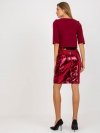 Bluzka-LK-BZ-507300.88-bordowy rozmiar - 36