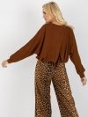 Bluzka-TW-BZ-BE-M327.29-brązowy rozmiar - L