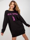 Bluza-VI-BL-3212.15X-czarno-różowy rozmiar - ONE SIZE