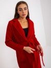 Płaszcz-TW-PL-BI-5220.63-ciemny czerwony rozmiar - ONE SIZE
