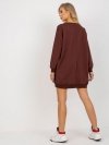 Bluza-VI-BL-3192.23P-ciemny brązowy rozmiar - ONE SIZE