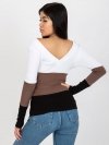 Bluzka-RV-BZ-8429.35X-biało-czarny rozmiar - L/XL