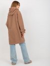 Płaszcz-RV-PL-8449.98P-ciemny bezowy rozmiar - L/XL