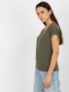 Bluzka-TW-BZ-BL-1006.56-ciemny khaki rozmiar - XL