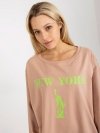 Bluza-VI-BL-3212.15X-beżowy rozmiar - ONE SIZE