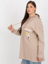 Bluza-RV-BL-8258.34-beżowy rozmiar - ONE SIZE