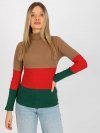 Bluzka-RV-BZ-8465-1.11P-camelowy rozmiar - ONE SIZE