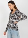 Bluzka-LK-BZ-509198-1.49P-biało-czarny rozmiar - L/XL