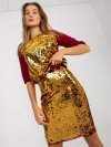 Spódnica-LK-SD-507019.49-bordowy rozmiar - 40