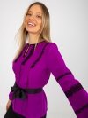 Bluzka-LK-BZ-506122.35X-fioletowy rozmiar - 40