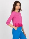 Bluzka-LK-BZ-505970.33P-ciemny różowy rozmiar - 36