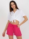 Szorty-D73760M61531KH-fuksjowy rozmiar - M