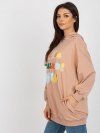 Bluza-FA-BL-8117.48-camelowy rozmiar - ONE SIZE