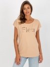 T-shirt-FA-TS-8515.46-camelowy rozmiar - ONE SIZE